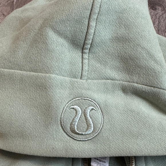 lululemon Scuba full zip up hoodie palm court/gold - Picture 6 of 7